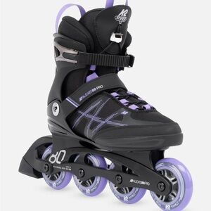 K2 SKATE Women's Alexis 80 Pro Black/Lavender Inline Skates (1220201201090) 9